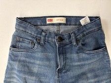 Levi's 511 Slim Boys Jeans Size 14 27x27 Medium Wash Blue Denim