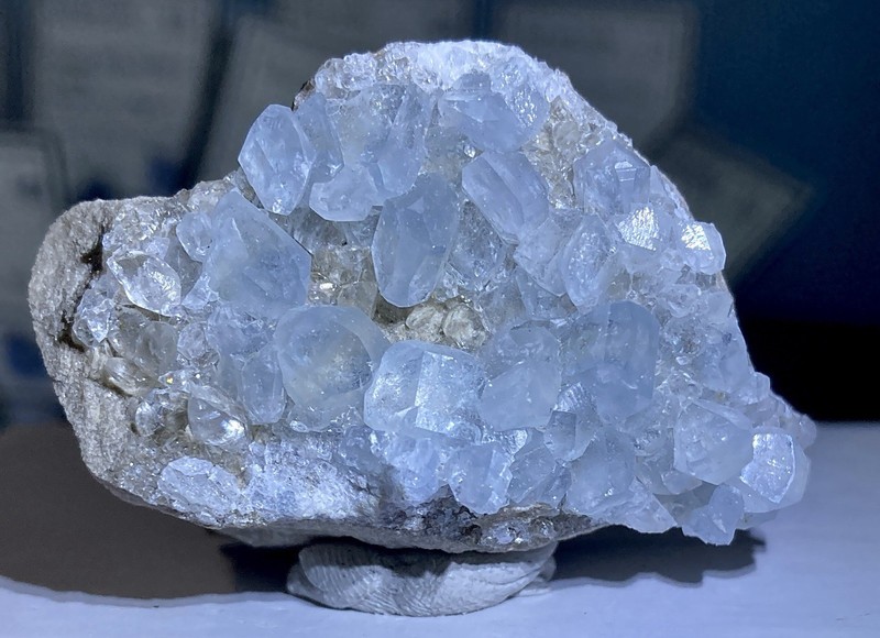 Celestite With Calcite Lime City Quarry, Wood Co., Ohio