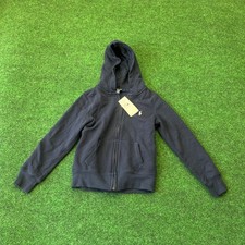 Polo Ralph Lauren Kids Navy Blue Full Zip Hoodie Sweatshirt Size M 8-10 NWT