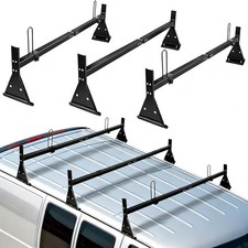 Universal Van Ladder Rack Adjustable 57-70 Roof Cargo Rack Wstoppers