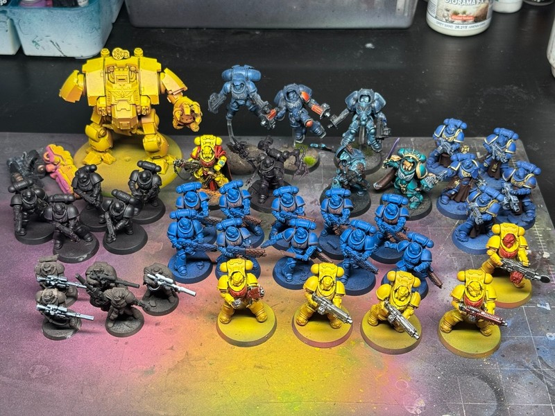 Warhammer 40k Primaris Space Marines Lot - Used Intercessors Characters Scouts