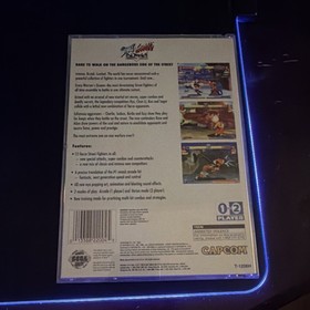 Capcom Street Fighter Alpha Sega Saturn Fighting Game Manual Included