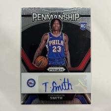 2023-24 Prizm #RP-TQS Terquavion Smith Rookie Penmanship Auto 76ers