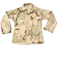 Vintage Desert Camo Jacket Men Medium Regular Hot Weather Combat Nato Tri Color