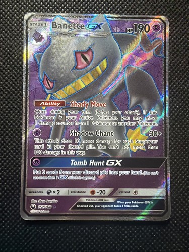 Banette GX 157/168 Holo Ultra Rare Celestial Storm Pokemon NM