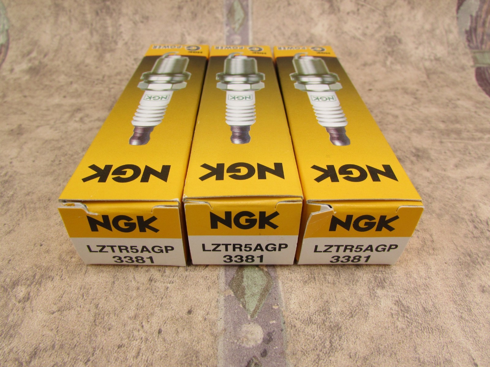3 PACK, NGK 3381 LZTR5AGP, G-Power Spark Plug, Made In Japan
