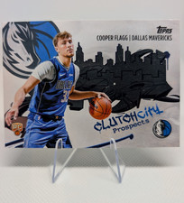 Topps 2025-26 Cooper Flagg Mavericks Clutch City Prospects Insert #CC-1