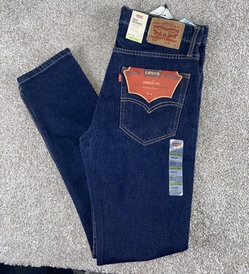 Levi s 512 Skinny Stretch Taper Men Jeans Dark Wash 34x32 Work Camp Western Read