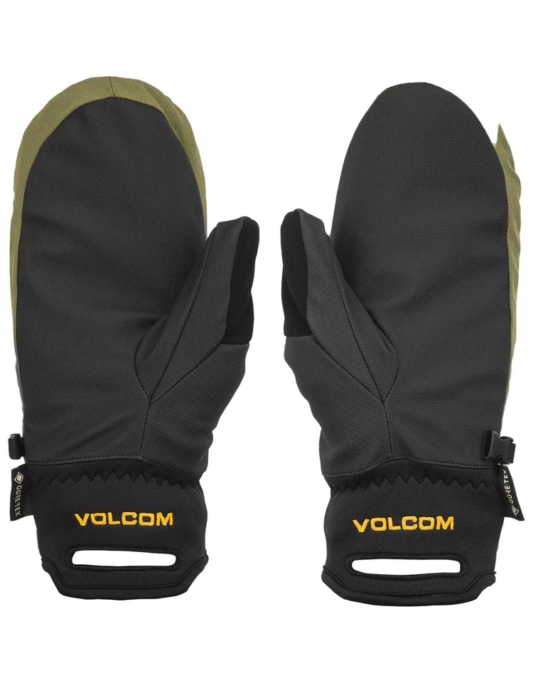 Volcom Stay Dry Gore-Tex Mittens - Gold - Image 2 of 2