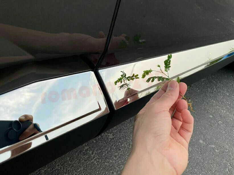 For Hyundai Tucson 2022-2026 Stainless Chrome Side Door Body Molding Cover Trim - Image 3 of 4