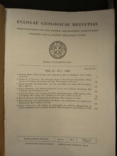 ECLOGAE GEOLOGICAE HELVETIAE Vol 51 # 1 1958