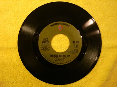 1973 ALICE COOPER ''NO MORE MR. NICE GUY'' 45rpm 7''