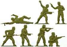 Airfix WWII British Commandos 51454-14 - set of 14 figures no box