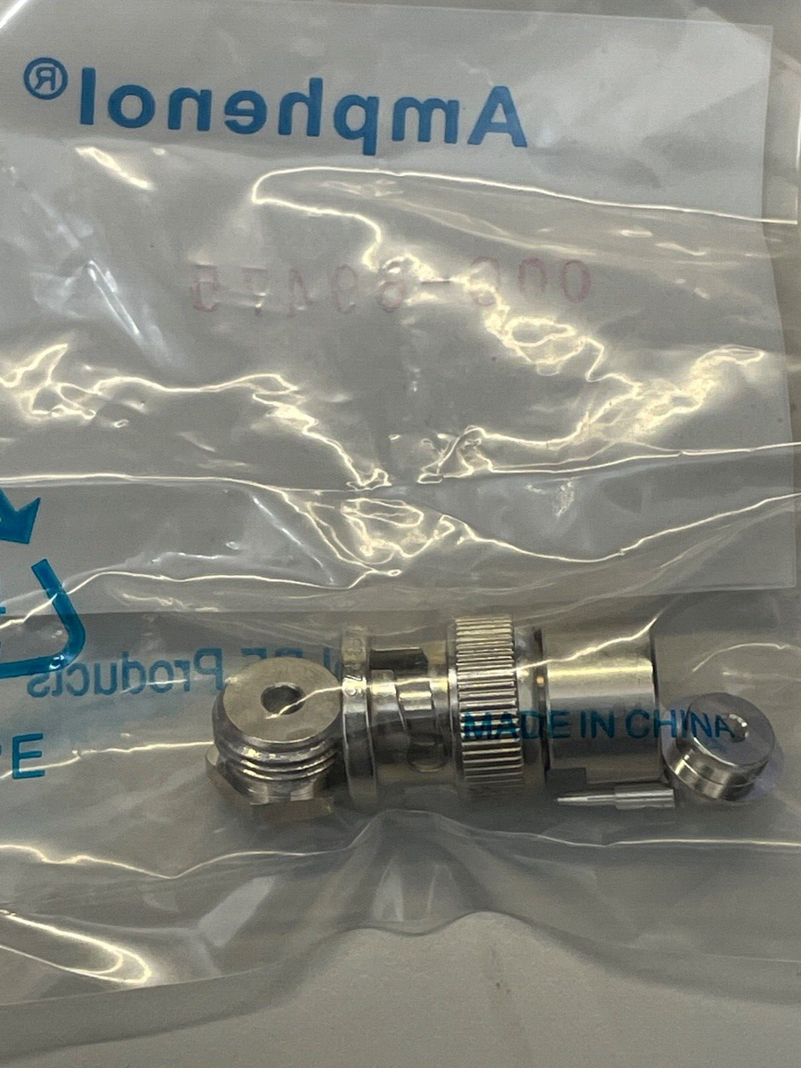 Reee様 Amphenol 000-69475 50Ohm BNC Straight Clamp Plug for RG-174,RG-316