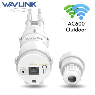 WAVLINK AC600 Exterior WLAN Extensor Doble Banda Router WiFi Repetidor Largo Alcance WLAN AP
