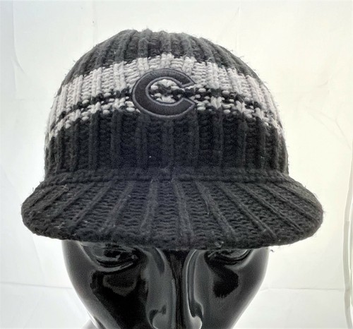 Chicago Cubs Knitted Black Beanie / Hat 
