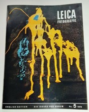Vintage Leica Fotografie Magazine English Edition No. 5 1970 FREE SHIPPING