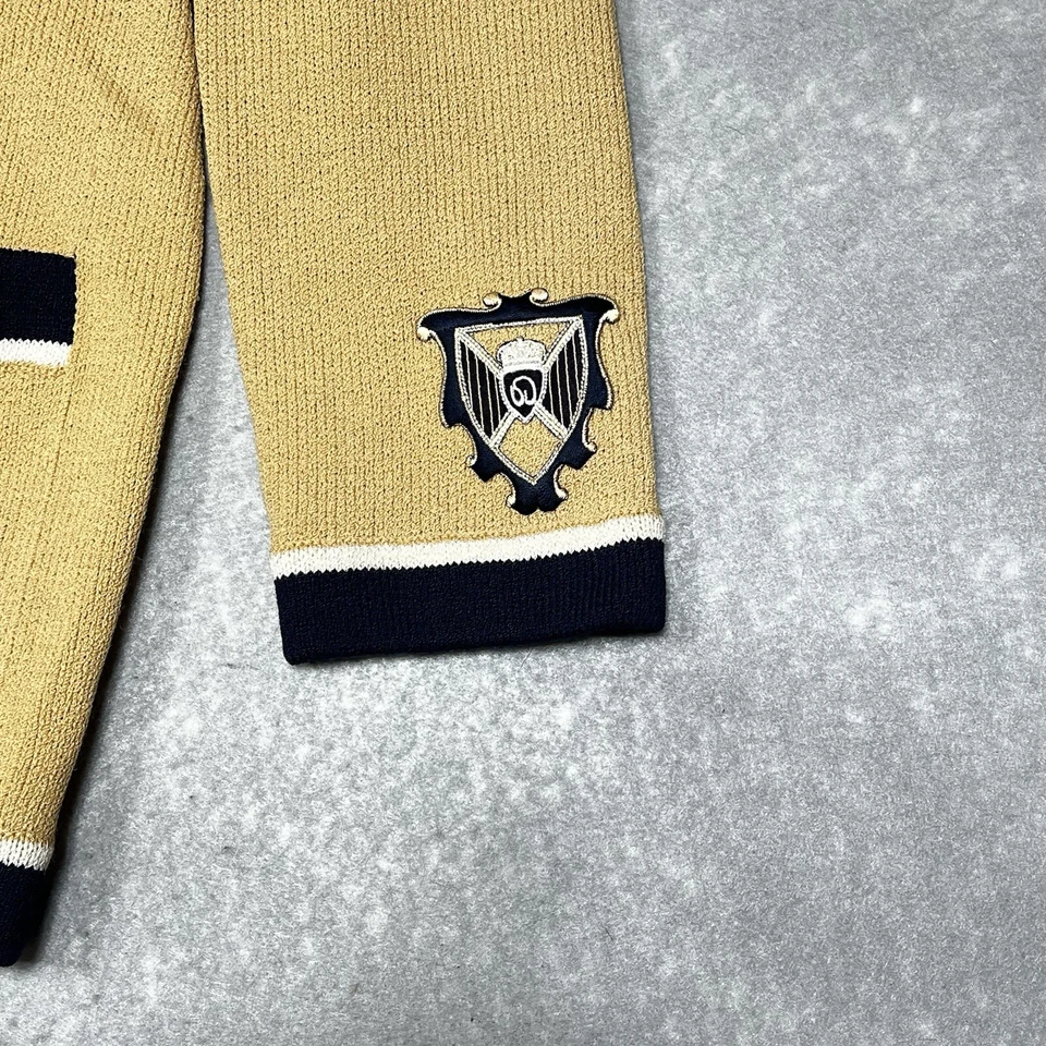 Винтажный ST. JOHN коллекции женщин размер 10 желтый шерсти трикотажа юбка костюм куртка комплект - Изображение 4 из 4