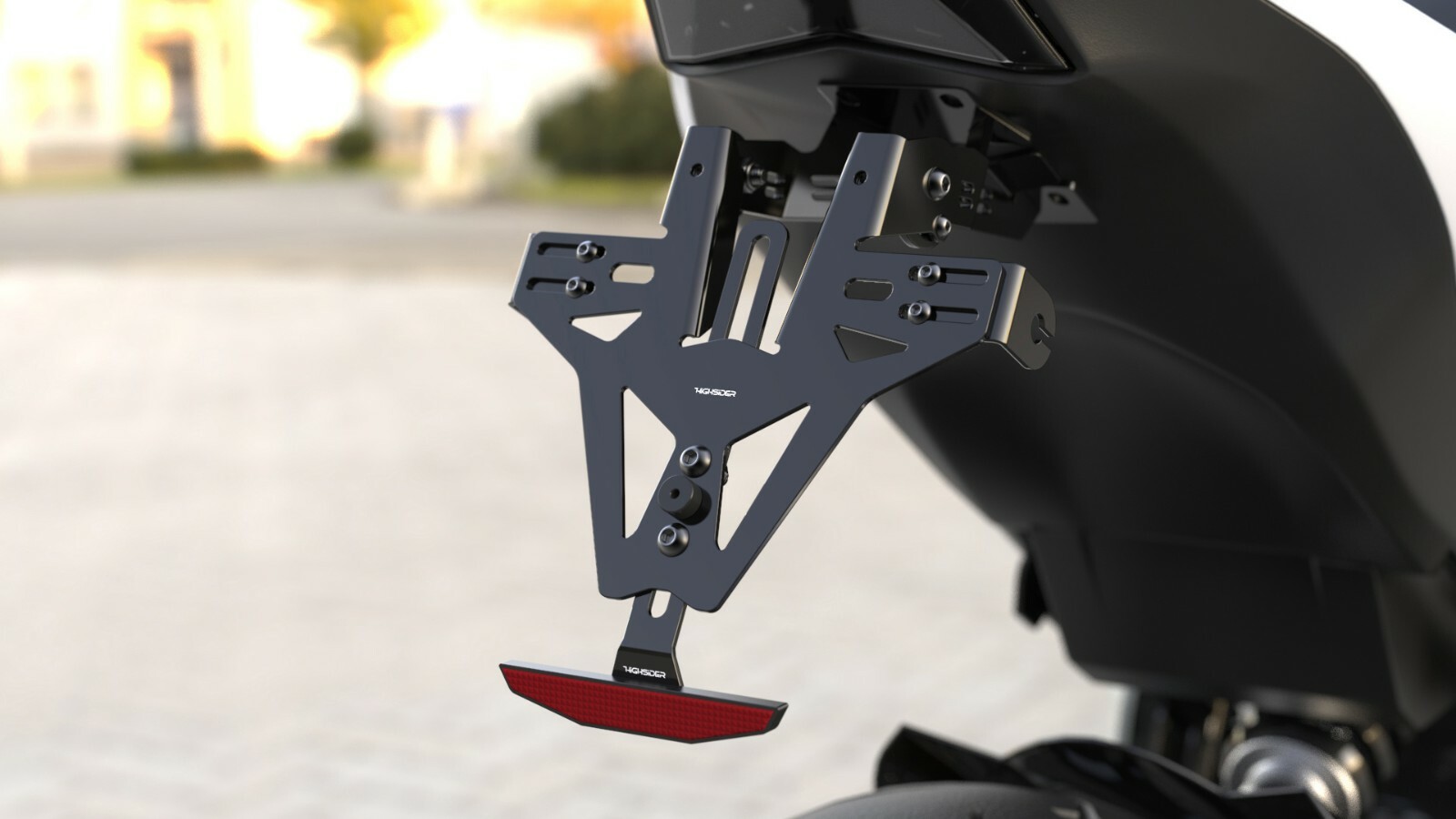 License Plate Highsider Akron-Rs, suitable for Yamaha MT-09, Year Since 2017-