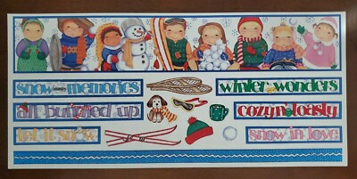 Tie Me to The Moon The Dimple Street Gang WINTER sticker sheet