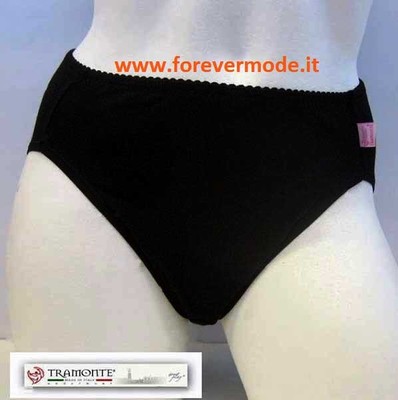 3 Slip Frau Tramonte Sgambate Aus Weich Und Licht Baumwolle Elastisch Art. 424