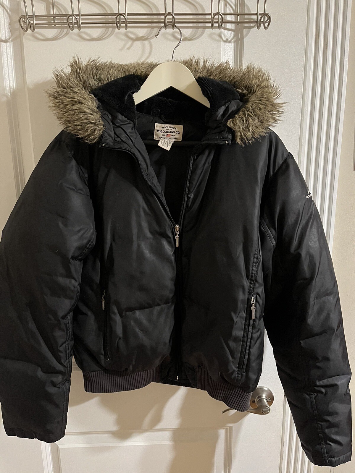 vintage ralph lauren jacket women large | eBay
