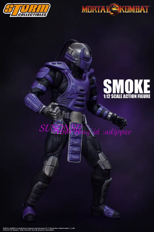 Storm Toys 1/12 Mortal Kombat Smoke Action Figure In Stock | eBay