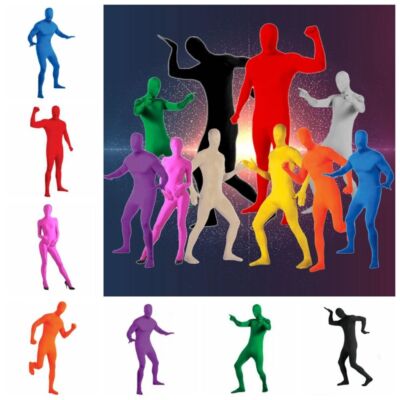 Skin Tight Bodysuit Full Body Suit Jumpsuit Kid Adult Zentai Invisibility Cloak