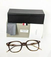 Brand New Authentic Thom Browne Eyeglasses TBX405-B-WLT Brown TB405 47mm Frame