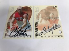 2005 Select AFL Tradition Signature Redemption Card SC2 Barry Hall #79/100 RARE