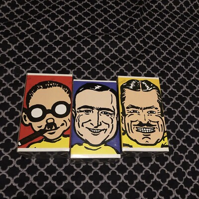 #ad VTG Pep Boys Figurines Set of 3 Bobblehead Ltd Edition Hand Painted W Box $47.00