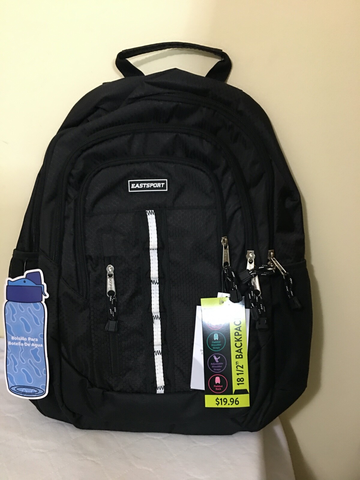 Eastsport Unisex Adult Sport Voltage Backpack Black NEW