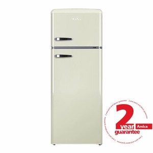 Amica Fdr2213c 55cm Cream Freestanding Tall Retro Style Fridge Freezer 5906006712679 Ebay