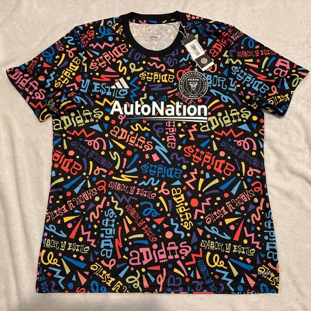 2023 Adidas Men's Inter Miami Hispanic Heritage Pre Match Soccer
