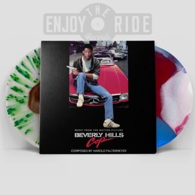 Beverly Hills Cop Harold Faltermeyer SCORE Axel F SWIRL Vinyl Lp not soundtrack