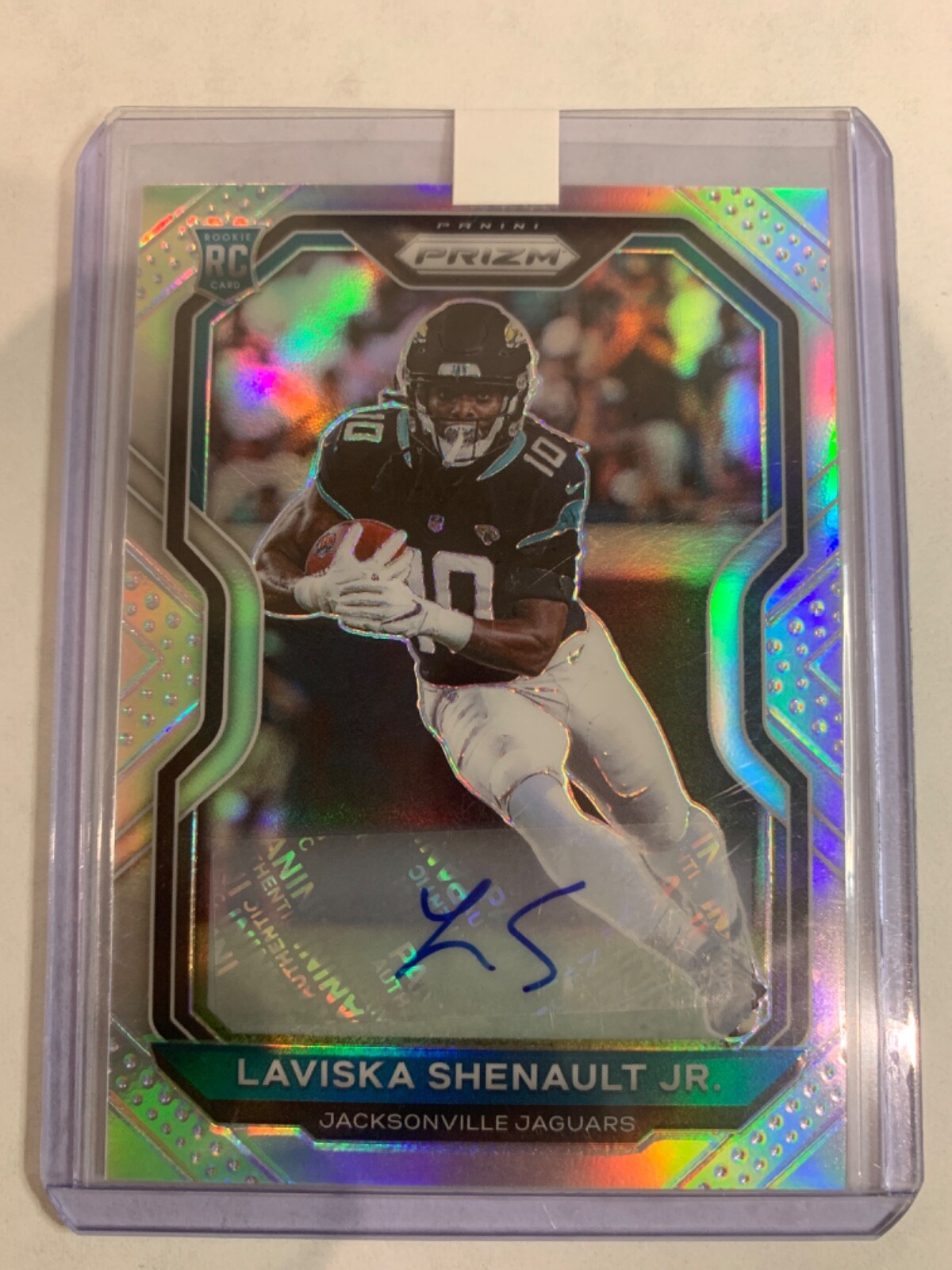 2020 Panini Prizm Silver Prizm Laviska Shenault Jr #350 Rookie Auto RC