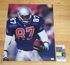 Ben Coates New England Patriots NFL Signed Autograph 16x20 Photo JSA COA