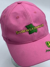 Sydenstricker John Deere Hat Cap Pink Trucker Style Hook n Loop OSFM