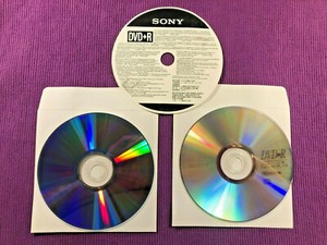 Dvd R 3 Pieces Of Sony Acucore Recordable Dvdr In Paper Clear Sleeves Uk Ebay