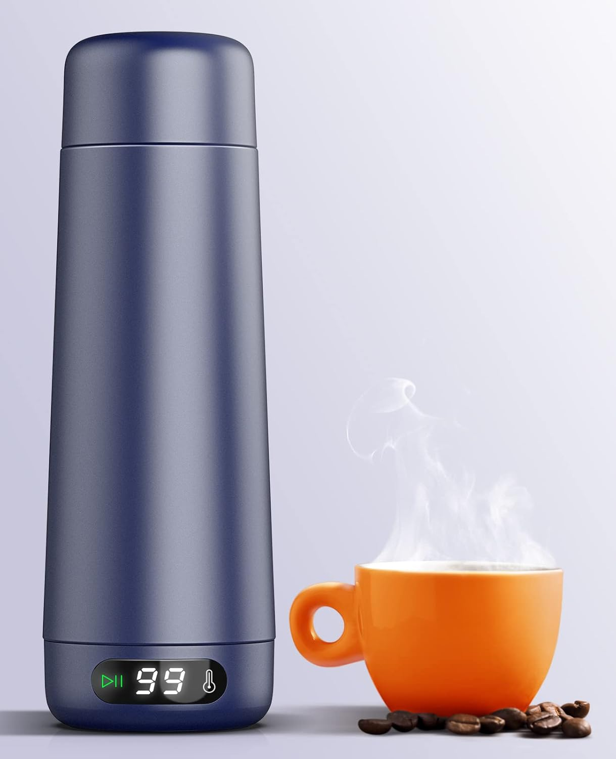 Travel Kettle, Portable Electric Kettle Dual Voltage Small Water Boiler for Tea-image