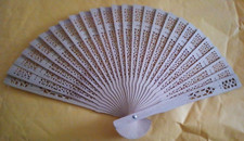 Wooden Folding Hand Fan - Lightly Scented