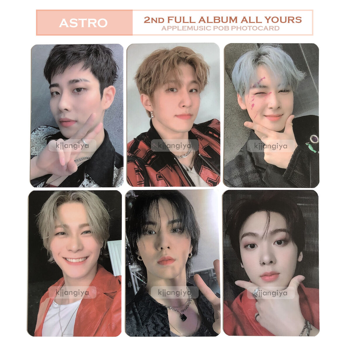 ASTRO 2nd Album All Yours Apple Music Official Photocard ASTRO 2nd Album All Yours Apple Music Official Photocard