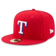 Texas Rangers TXR MLB Authentic Collection New Era 59FIFTY Fitted Cap - Red