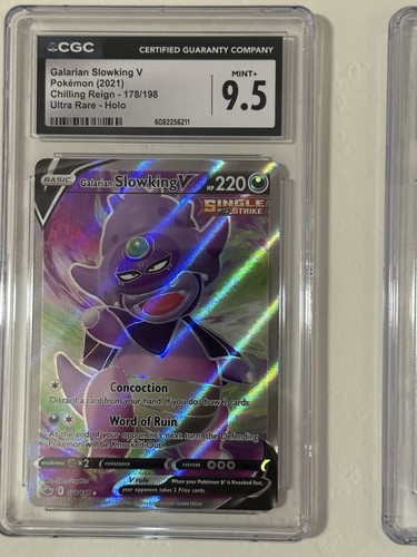 Galarian Slowking V graded CGC 9.5 for sale on eBay