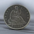 1853 USA seated liberty half dollar