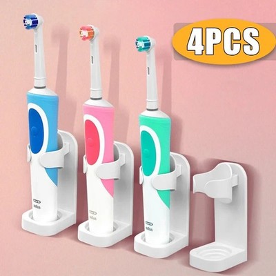 Wall-mounted electric toothbrush holder stand for adults - Bathroom accessory
