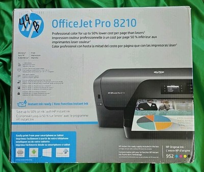 HP OfficeJet Pro 8210 Wireless Color Printer, Instant Ink ready ( D9L64A#B1H)
