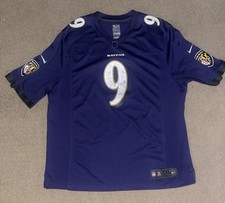 Baltimore Ravens Justin Tucker Nike #9 Purple Jersey XXL