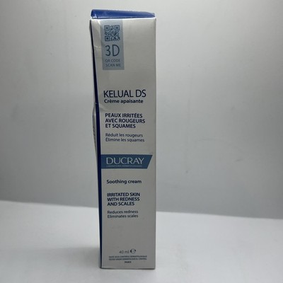 Ducray Kelual DS Face Cream, Soothes Irritated Skin 40ml creme Exp 02-2028