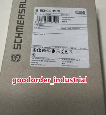 Schmersal SRB402EM  New Factory Sealed Schmersal SRB402EM Safety Relay SRB402EM